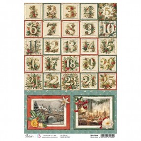 Rice Paper A4 Advent days