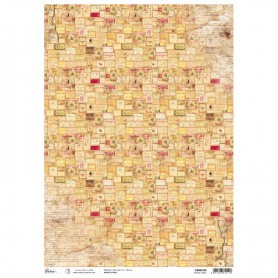 Rice Paper A3 Antique labels