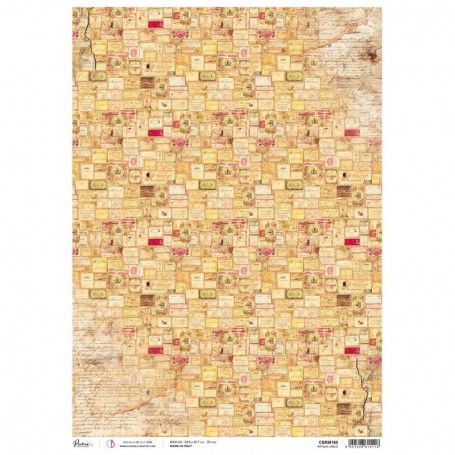 Rice Paper A3 Antique labels