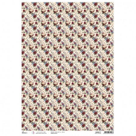 Rice Paper A3 Poetic pattern