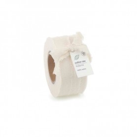 COTTON RAW ribbon 10m/40mm