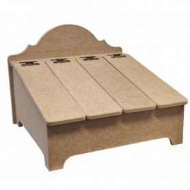 Caja organizador 4 compartimentos