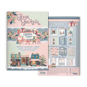 Junk Journal Christmas Village A4 
