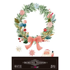Decorative transfers "Christmas Village" 20x30cm