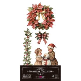 Decorative Transfers "Christmas Memories" 15x30cm 4 Hojas.