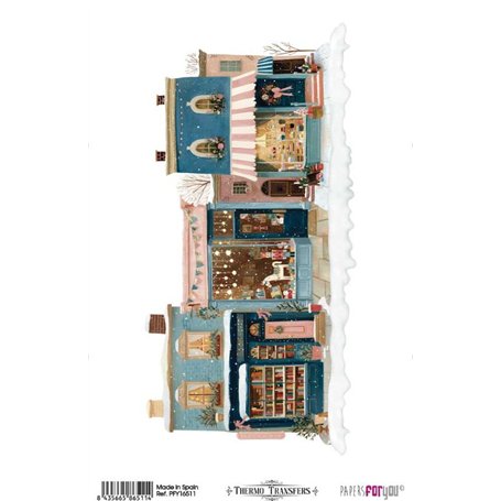 Thermo Transfers 20x30cm (Christmas Village I)