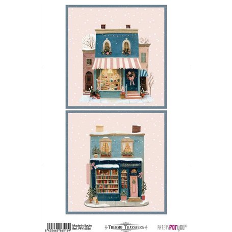 Thermo Transfers 20x30cm (Christmas Village VI)