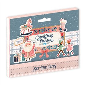 Die Cuts "Christmas Village" 17 pzs 300gr.
