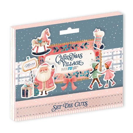 Die Cuts "Christmas Village" 17 pzs 300gr.