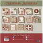 Colección 24 Papeles Scrap Mini doble cara "Christmas Memories" 180gr 6″x 6″