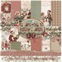 Colección 24 Papeles Scrap Mini doble cara "Christmas Memories" 180gr 6″x 6″