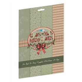 Kit 4 Papeles Arroz 54×33 cm (Christmas Memories II)