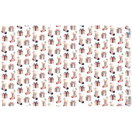 Papel Arroz 54x33 cm 25-30 gr.n(Christmas Village V)