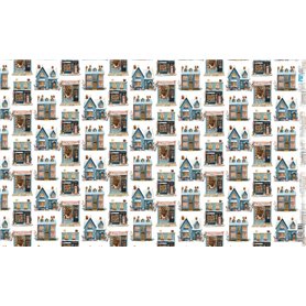 Papel Arroz 54x33 cm 25-30 gr.n(Christmas Village VI)