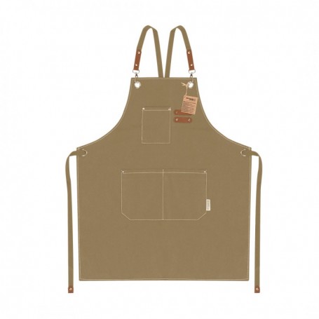 Delantal cruzado KAKI 68x74cm