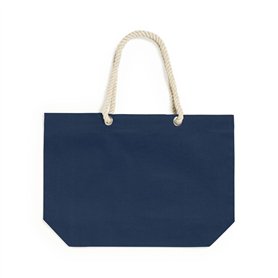 Bolsa algodón Azul Marino con asas 55x39 cm