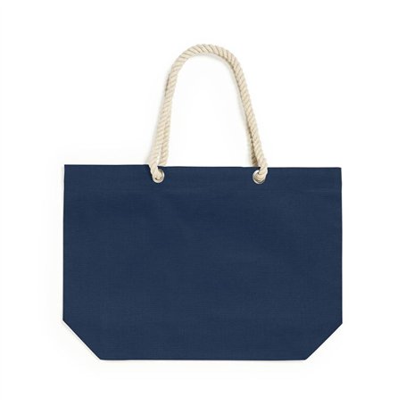 Bolsa algodón Azul Marino con asas 55x39 cm