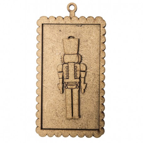 Medallón Cascanueces DM 14x7cm