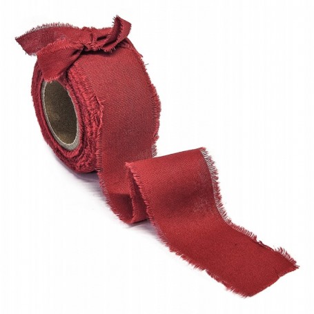 COTTON RAW ribbon 10m/40mm