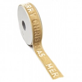 VELVET CHRISTMAS ribbon 5m/25mm