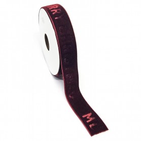 VELVET CHRISTMAS ribbon 5m/25mm