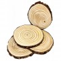 Set 4 posavasos MADERA 10cm  Ø