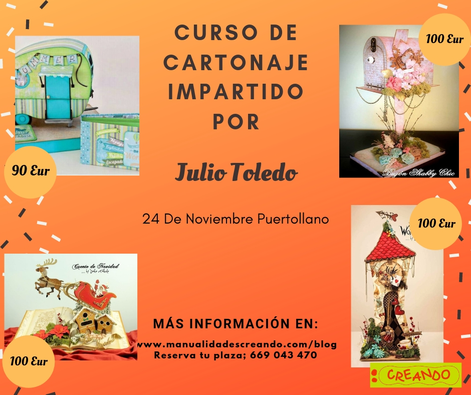 curso cartonaje julio toledo