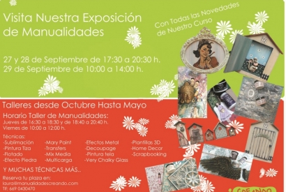 Cursos y Exposición Manualidades en Ciudad Real