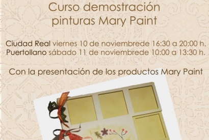 Curso Demostración Pinturas Mary Paint