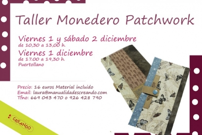 Taller Monedero de Patchwork